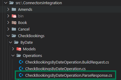 Build Response CheckBookingsByDate