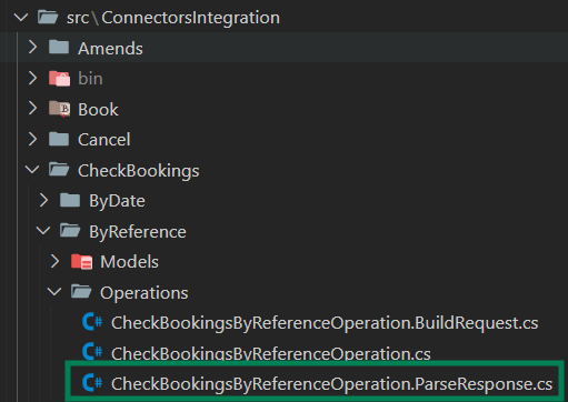 Build Response CheckBookingsByReference